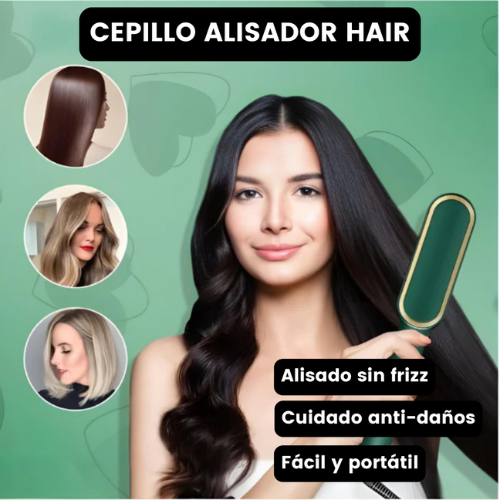 HairEase™ Alisador Secador Profesional + Envío Gratis + Recibe en 48 Hrs (Santiago) 💅⭐