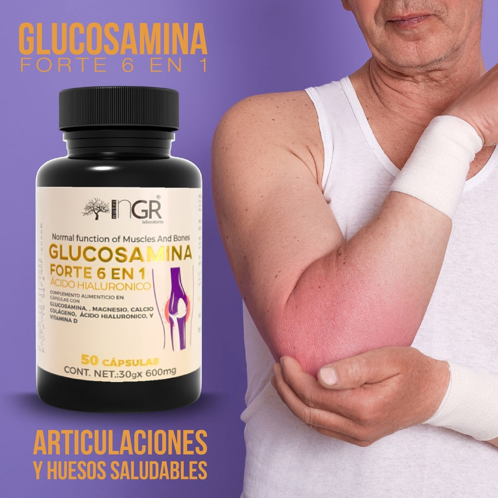 🩺 Glucosamina™ forte 6 en 1  + Paga Al Recibir 🏡 + Envío GRATIS 🎁